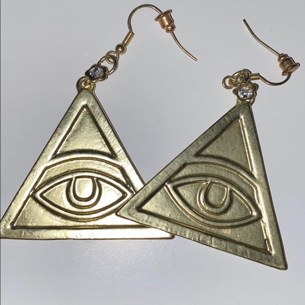 All Seeing Eye/Illuminati/Egyptian Costume Earring